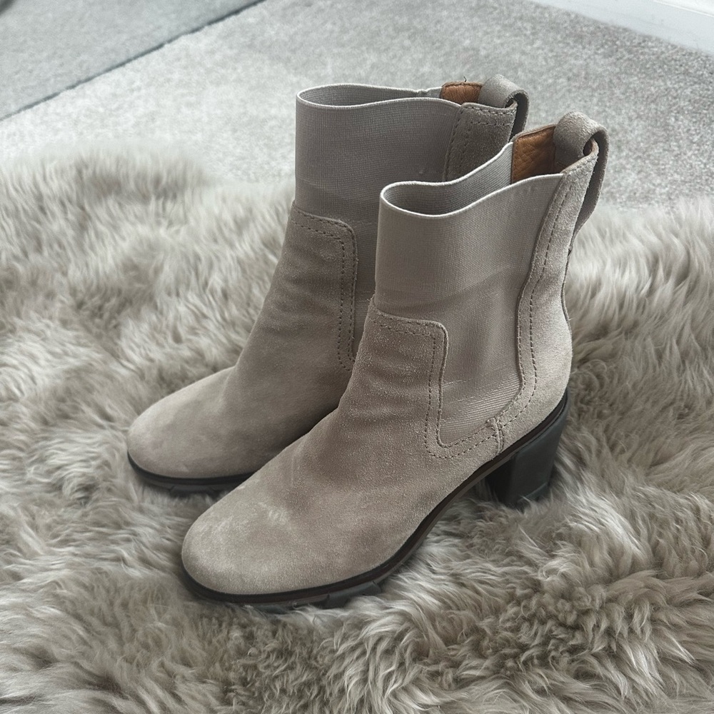 Rag & Bone Bristol suede ankle boots with block heel - Picture 2 of 4